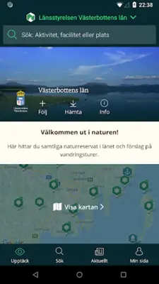 Västerbottens Naturkarta android App screenshot 2